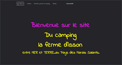 Desktop Screenshot of camping-lafermedisson.com